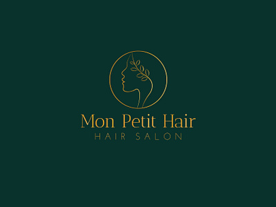 Mon Petit Hair - Logo Design for Hair salon branding design graphic design illustration logo typography vector