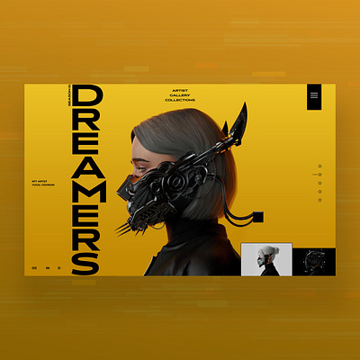 Dreamers 2.0 Website Ui Landing Page Design design graphic design nft nft design photography product design ui ui design ux ux design web design web designer