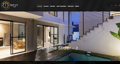 Homepage for the website I designed for a real estate company design website template wix wix template