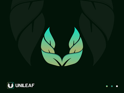 U+LEAF LOGO DESIGN | MODERN LOGO brand identity creative logo design flat logo leaf icon leaf logo leaf mark logo logo design minimal logo minimalist logo modern logo natural logo professional logo u leaf logo u logo u natural logo