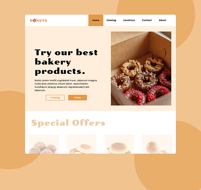 Donuts App algeria animation branding design designer dubai illustration logo mobile ui uidesign uiux webdesign webdesigner