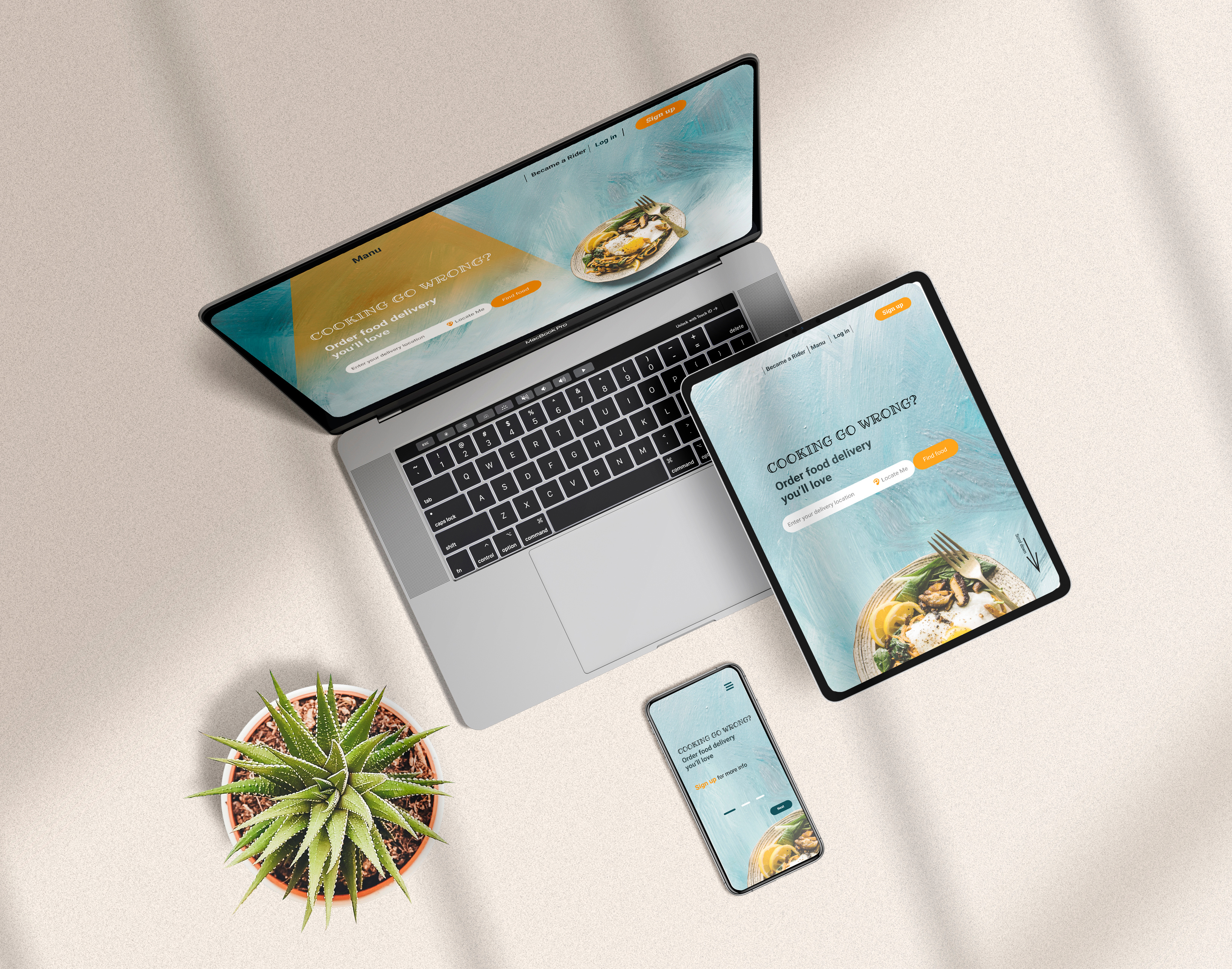 Food Delivery app design figma typography ui ux