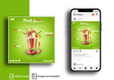 Fresh Juice Add Banner || advertisement banner branding design fruit graphic design illustration juice motion graphics ui vector
