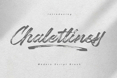 (Free Font) Chaletliness | Modern Script Brush branding calligraphy free freefont handwritten lettering script signature typography