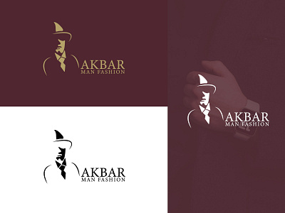 Brand Logo for AKBAR MAN FASHION branding graphic design logo