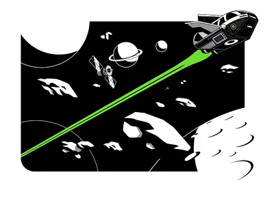 Mission 001 Accomplished! agriculture asteroids drawing editorial illustration environment exploration illustration shuttle space space travel spaceship transportation vehicle