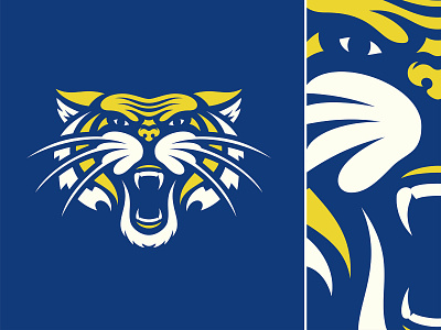 Wildcats baseball basketball bobcats branding cat cats football illustration lions logo mascot mean roar sports sports logo tigers university vector whiskers wildcats