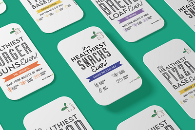 The Healthiest bakedgoods design graphicdesign icons illustration layout lettering packaging typography veganbranding