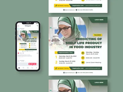 Food Safety | Workshop Poster adobe illustrator advertising conference course poster design feed flyer graphic design instagram feed instagram post online course poster poster design promotion seminars webinar workshop