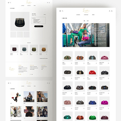 Sista Paris design ui ux webdesign website