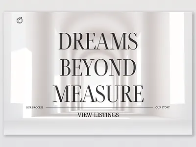Real Estate Web Design Concept - TetchTech Studio branding landing page logo real estate ui ux web design