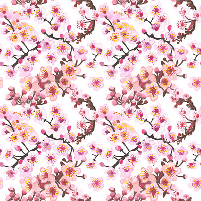 Blossom pattern blossom design digital illustration fashion illustration pattern print spring surface