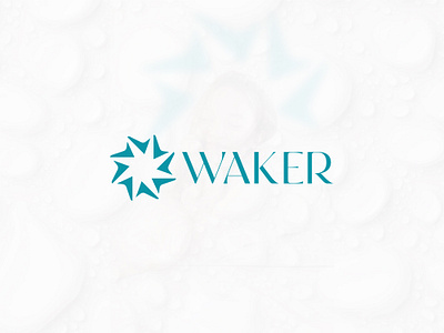 WAKER - A beauty brand logo beauty beauty brand brand brand identity brand logo branding business logo corporate brand corporate logo cosmetics cosmetics logo creative designer creative logo design graphic design logo logo design logo designer product logo visual identity
