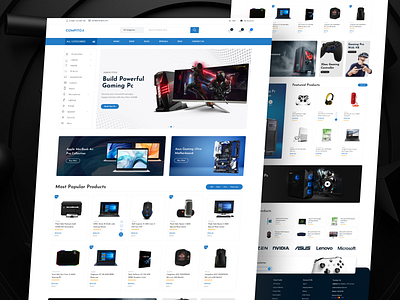 Computer Gadget eCommerce Website Template by Abdur Razzak 🏅 on Dribbble