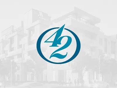 42 Ocean Secondary Logo 42 brand condomuniums logo luxury ocean virgina beach virginia