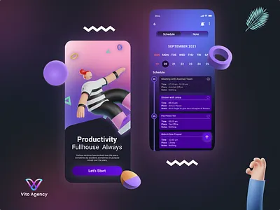 UIKit To Do Application IOS 3d app application design development free illustration ios popular trends ui uikit ux vector