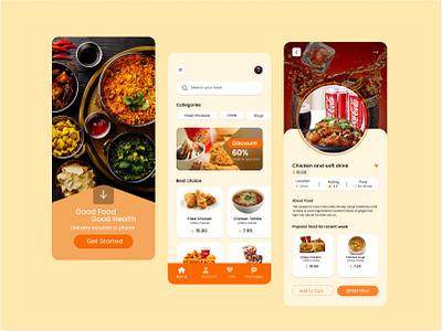 Food Delivery App app delivery design eating fast food food food and drink food app food application food delivery food delivery app food delivery application food design food order ios mobile app restaurant ui design uiux design ux design