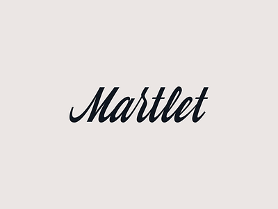 Martlet brand branding clothing design fashion hand lettering label lettering logo logotype vetoshkin