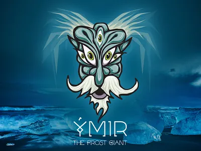 Ýmir - The Frost Giant 01 brand identity branding character design identity design illustration logo logo design self promotion