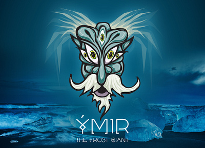 Ýmir - The Frost Giant 01 brand identity branding character design identity design illustration logo logo design self promotion
