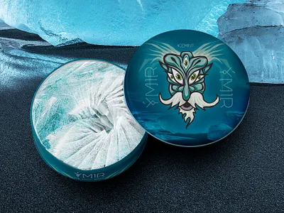 Ýmir - The Frost Giant / Icemint brand identity branding character design design identity design illustration logo logo design self promotion