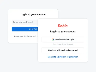 Log Me In design figma login minimal oauth ui