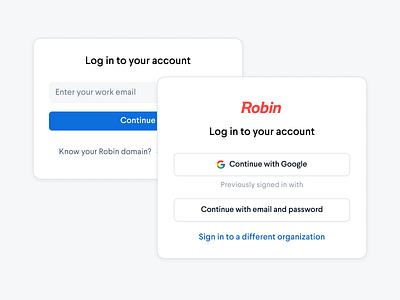 Log Me In design figma login minimal oauth ui