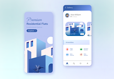 Residence App UI 3d animation app design app ui app ui design appui design graphic design illustration motion graphics residence app residence app ui design residence ui ui ux