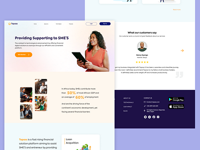 Tapass Website app design illustration logo typography ui ux web