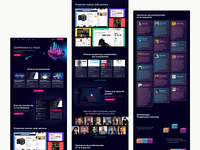 leonidasesteban.com frontend home landing page ui ux design