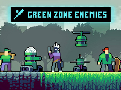 Free City Enemies Pixel Art Sprite Sheets 2d bandit bandits charachter cyber cyberpunk enemy enimies game assets gamedev indie game people personage pixel pixelart pixelated sprite sprites spritesheet spritesheets