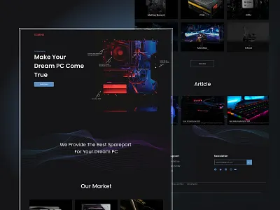 G3M1NK | Website Design gaming graphic design pc ui