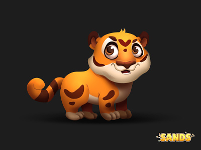Tiger character desing character desing cute cute character game art game character illustration mobile game tiger