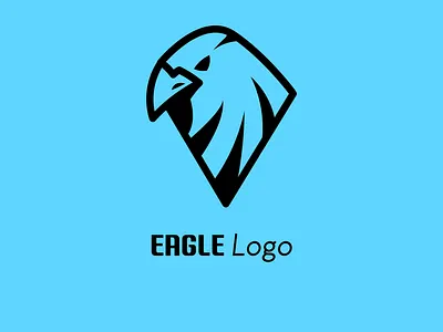 Eagle logo concept creative creativity design draw eagle graphic design logo vector