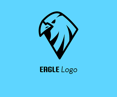 Eagle logo concept creative creativity design draw eagle graphic design logo vector