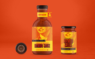 Uncle Dell's Mambo Sauce packaging art direction branding design dining food food packaging graphic design identity illustration packaging print promotion sauce