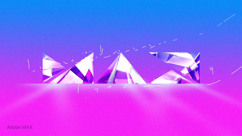 Diamond cuts diamond - Adobe MAX Japan "MAX CHALLENGE" 2020 adobe design gif graphic graphic design motion graphics typography