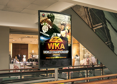 WKA world championship design graphic design poster poster design vertical