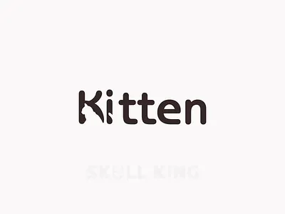 kitten negative space brand identity branding logo cat negative space logo company logo corporate logo cougar creative logo feline kawaii kitten negative space kitty lettermark logo meow minimal logo new concept logo pet shop simple logo typography unique logo wordmark logo