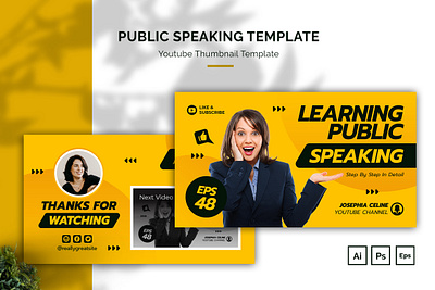 Public Speaking Youtube Thumbnail lecture