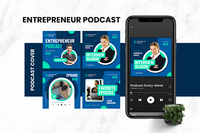 Entrepreneur Cast Podcast Cover businessman