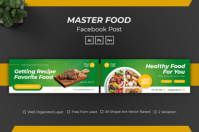 Master Food Facebook Cover cuisine