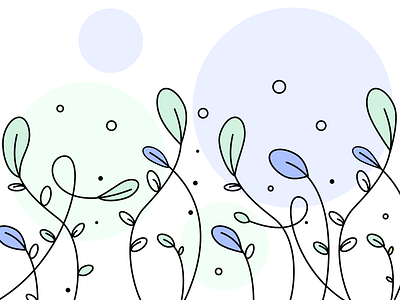 Spring bloom fresh illustration leaf linear plant spring