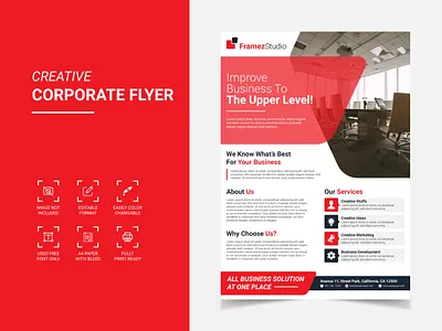 Creative Corporate Flyer Template 2022 flyer design business flyer template business flyers corporate branding corporate flyer design corporate flyers corporate identity creative flyer design creative flyers digital marketing flyer flyer design flyers freepik minimal flyer poster design print design professional flyer trendy flyer vector