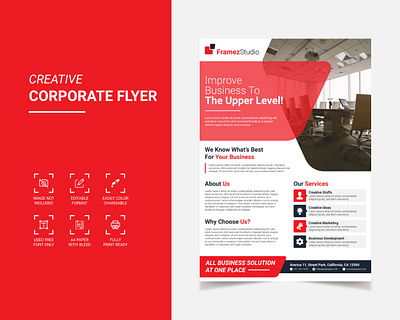 Creative Corporate Flyer Template 2022 flyer design business flyer template business flyers corporate branding corporate flyer design corporate flyers corporate identity creative flyer design creative flyers digital marketing flyer flyer design flyers freepik minimal flyer poster design print design professional flyer trendy flyer vector