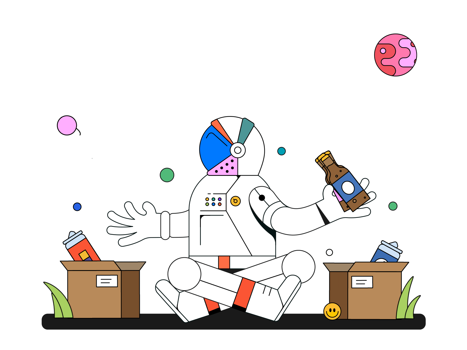 Animation Header | Brewser 2d animation aftereffects animation gif header home page illustration loop motion design motiongraphics