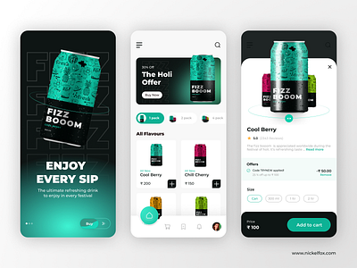 Energy Drink 3d alocohol app beverage branding buy can cart cool design drink ecommerce logo mobile mockup product sell shopping trending ui