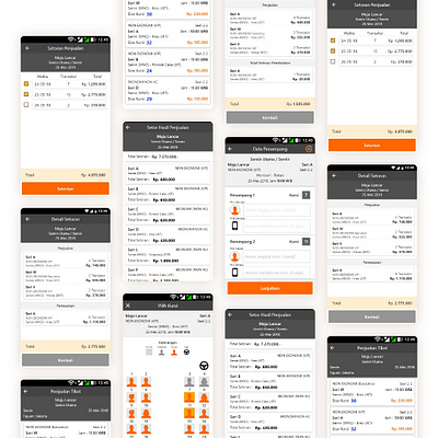 Transport Bus Design App | 2018 app bus design designapp orange transprot ui