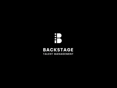 Backstage Talent Management LOGO branding graphic design logo