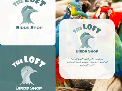 The Loft Birds Shop branding design graphic design icon illustration logo logo art logo design logo designers logo idea logo inspiration logo type logos mascot logo typography vector